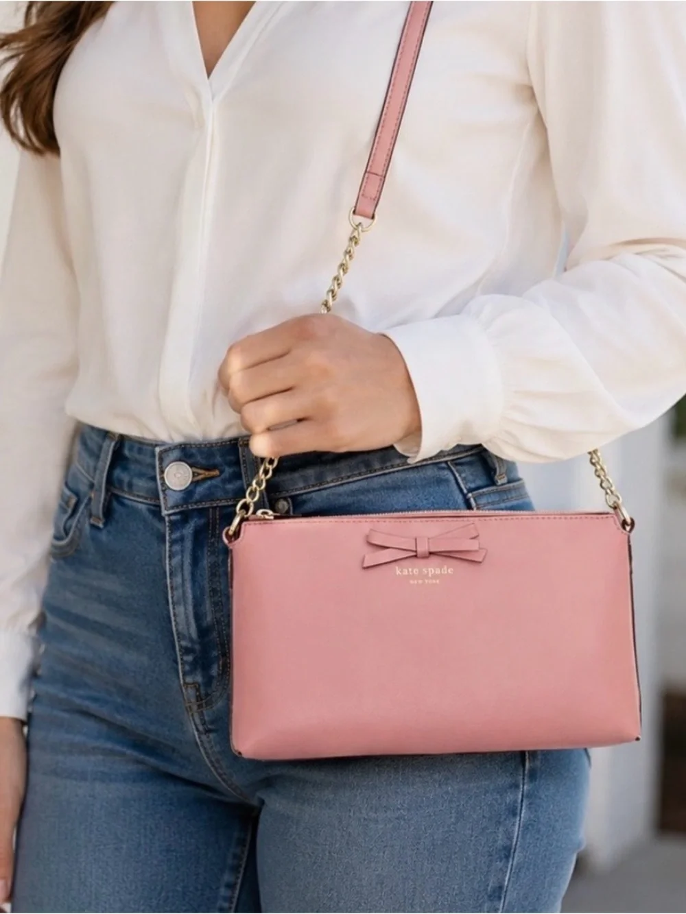 🩷 NWOT KATE SPADE SAWYER STREET DECLAN DUSTY PEONY!
